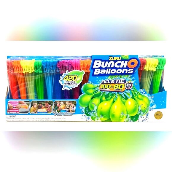 NWT ZURU Bunch O Balloons 420 Instant Self Sealing Water Balloons - Picture 1 of 2
